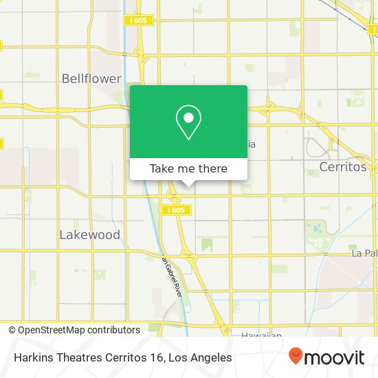 Harkins Theatres Cerritos 16 map