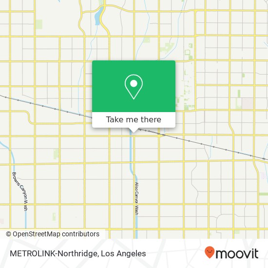 METROLINK-Northridge map