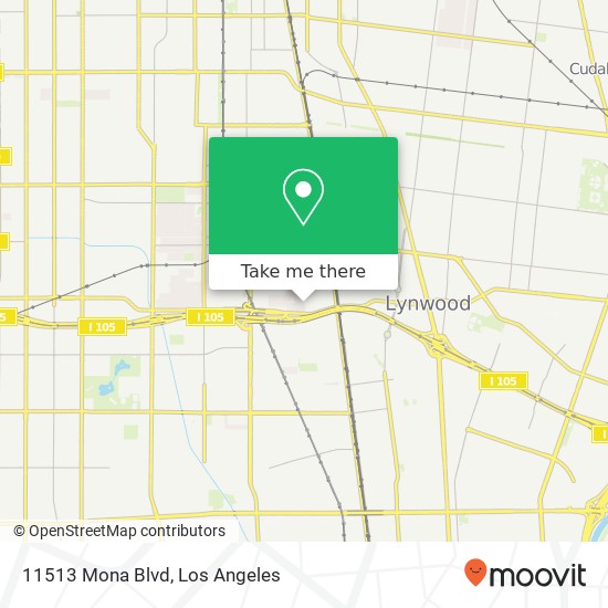 11513 Mona Blvd map