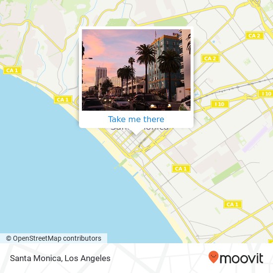 Mapa de Santa Monica