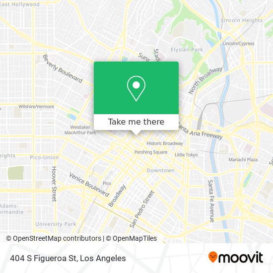 404 S Figueroa St map