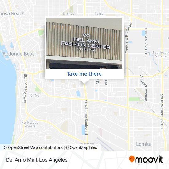 Mapa de Del Amo Mall