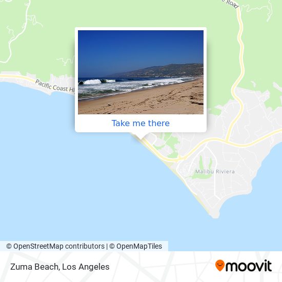 Zuma Beach map