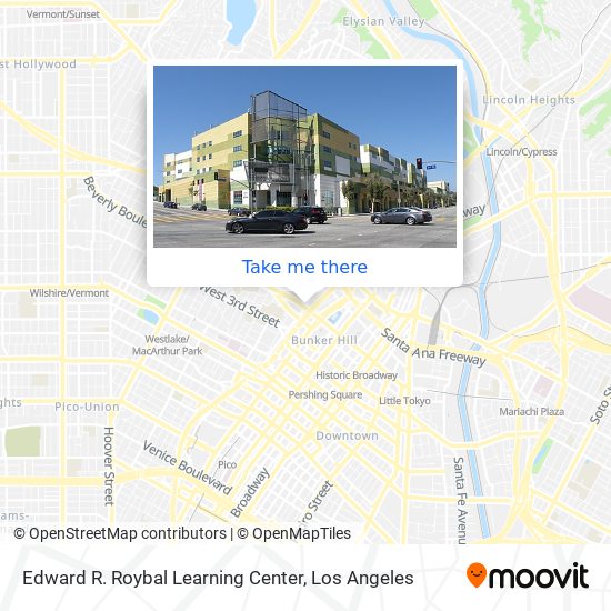 Mapa de Edward R. Roybal Learning Center