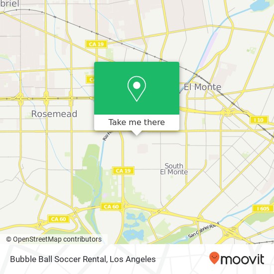 Bubble Ball Soccer Rental map