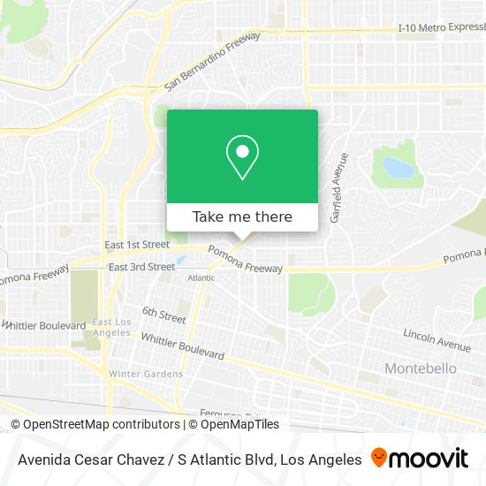 Avenida Cesar Chavez / S Atlantic Blvd map