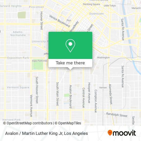 Mapa de Avalon / Martin Luther King Jr