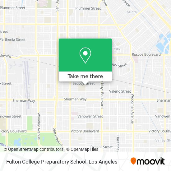 Fulton College Preparatory School map