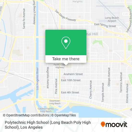 Polytechnic High School (Long Beach Poly High School) map