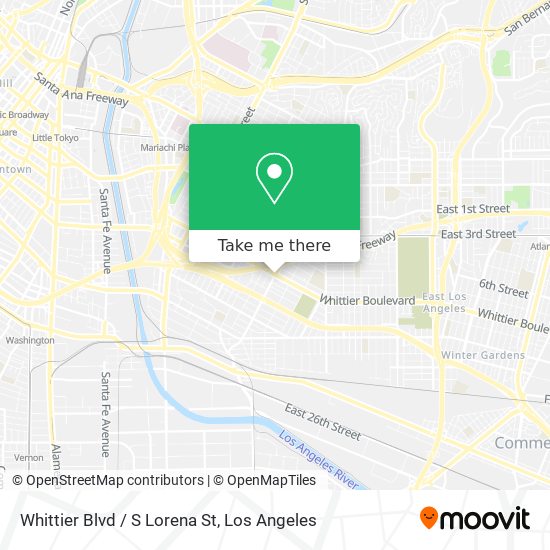 Whittier Blvd / S Lorena St map