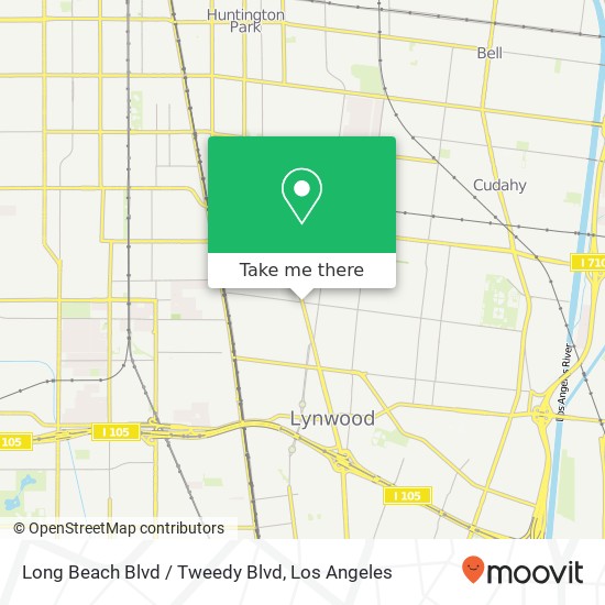 Long Beach Blvd / Tweedy Blvd map
