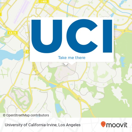 University of California-Irvine map