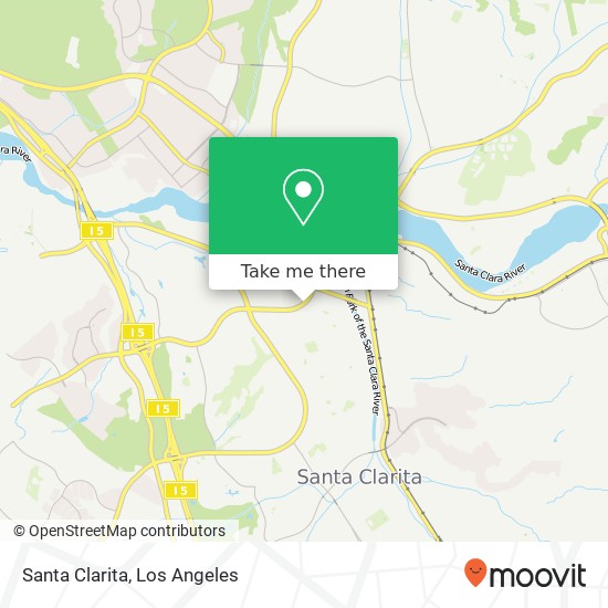 Santa Clarita map