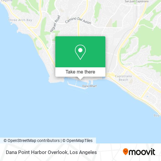 Mapa de Dana Point Harbor Overlook