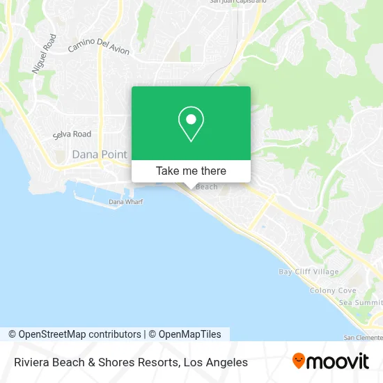 Riviera Beach & Shores Resorts map