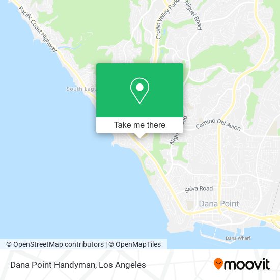 Dana Point Handyman map