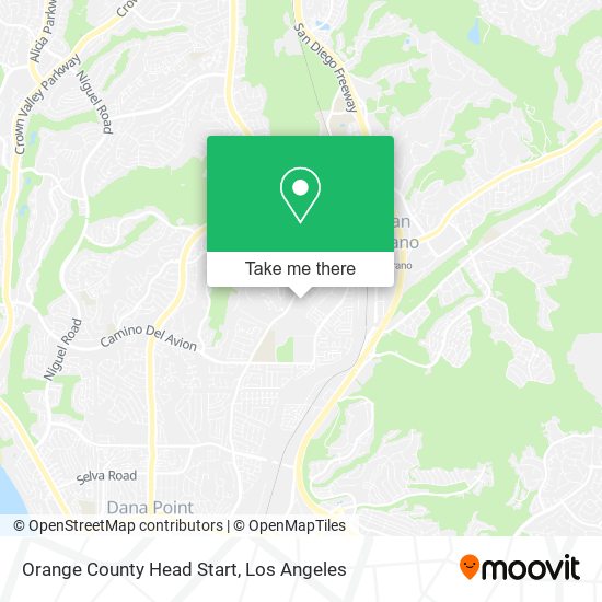Orange County Head Start map