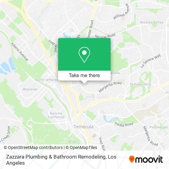 Zazzara Plumbing & Bathroom Remodeling map