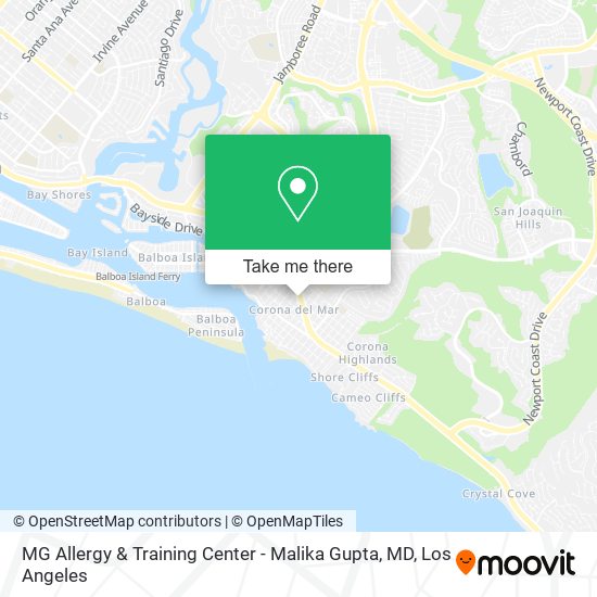 Mapa de MG Allergy & Training Center - Malika Gupta, MD