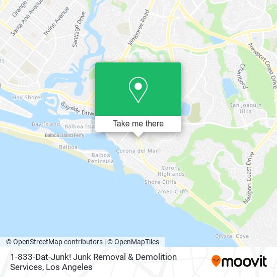 Mapa de 1-833-Dat-Junk! Junk Removal & Demolition Services