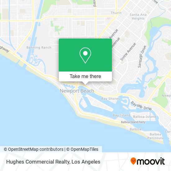 Hughes Commercial Realty map