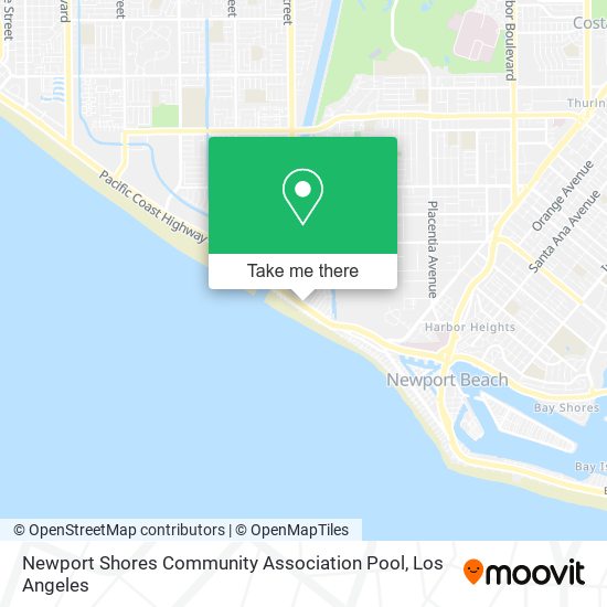 Mapa de Newport Shores Community Association Pool