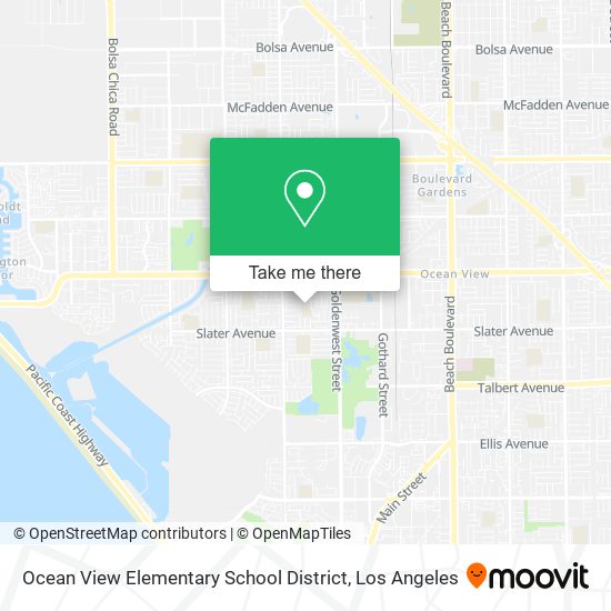 Mapa de Ocean View Elementary School District