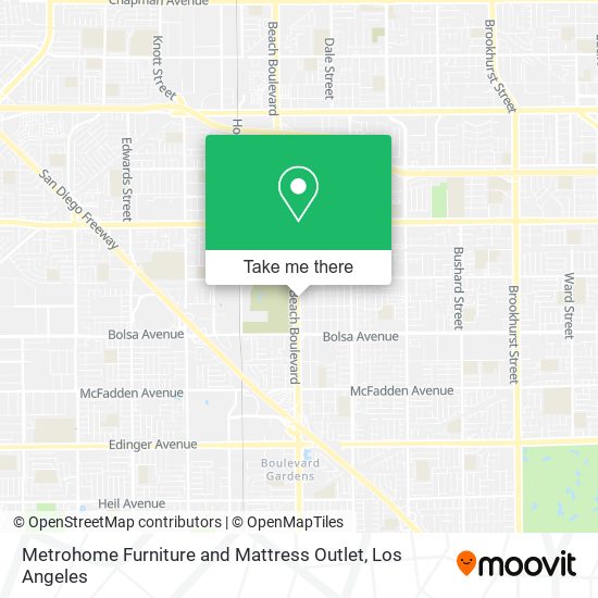 Metrohome Furniture and Mattress Outlet map
