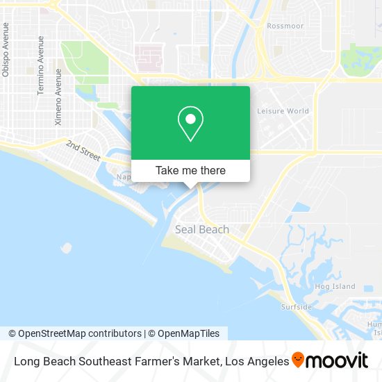Long Beach Southeast Farmer's Market map