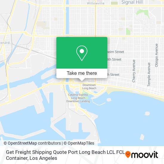 Get Freight Shipping Quote Port Long Beach LCL FCL Container map