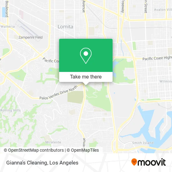 Gianna's Cleaning map