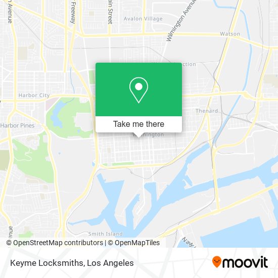 Keyme Locksmiths map