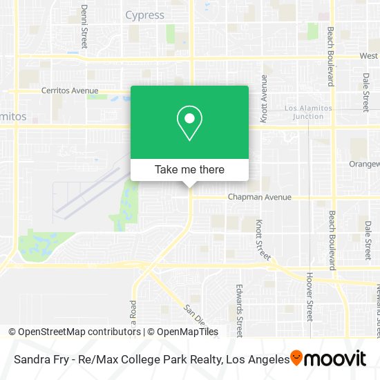 Mapa de Sandra Fry - Re / Max College Park Realty