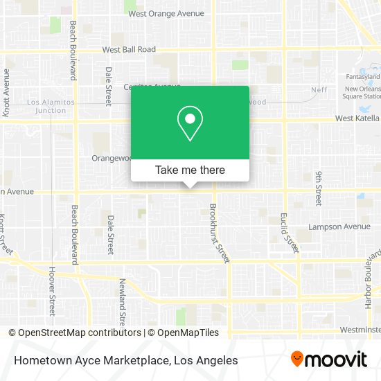 Mapa de Hometown Ayce Marketplace