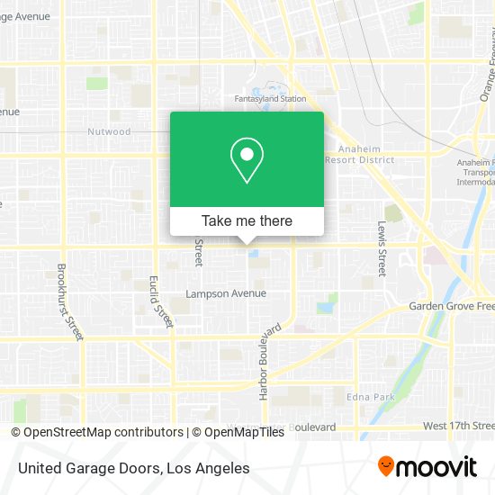 United Garage Doors map