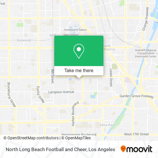 Mapa de North Long Beach Football and Cheer