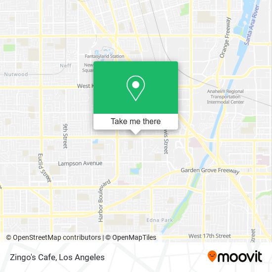 Zingo's Cafe map