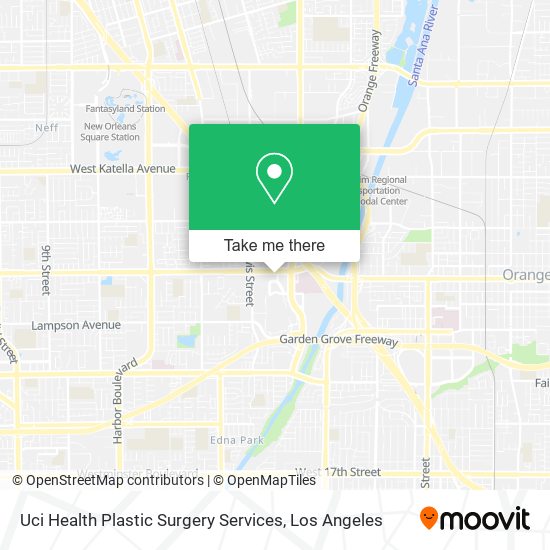 Mapa de Uci Health Plastic Surgery Services