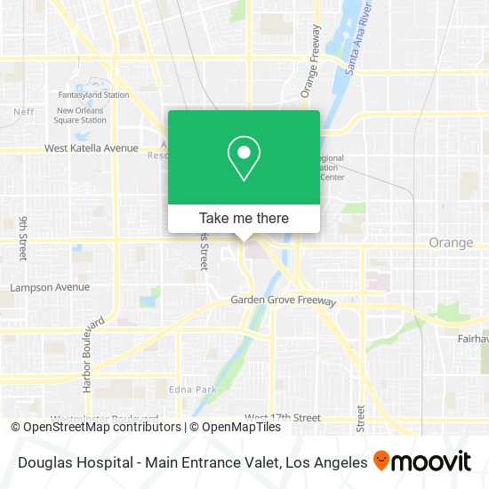 Douglas Hospital - Main Entrance Valet map