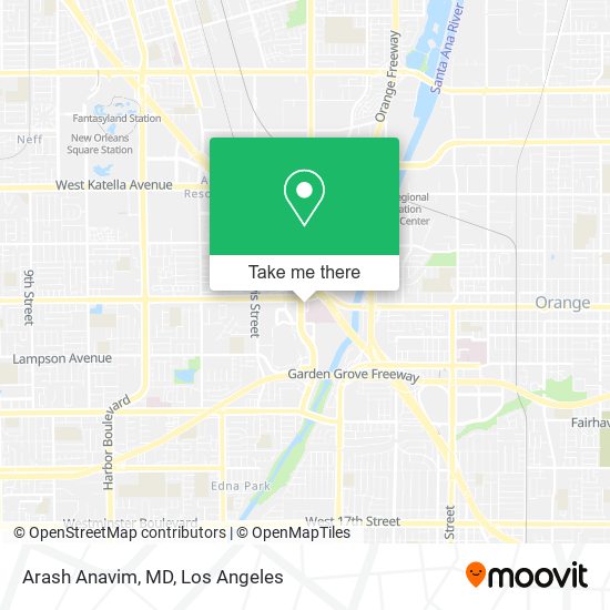 Arash Anavim, MD map