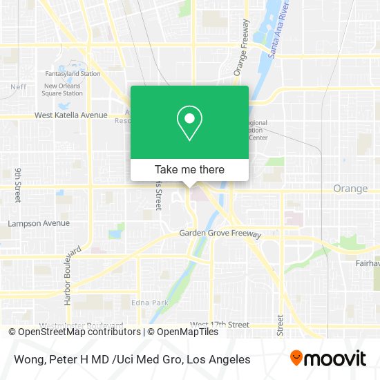 Mapa de Wong, Peter H MD /Uci Med Gro