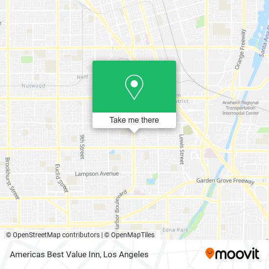 Mapa de Americas Best Value Inn