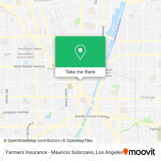 Farmers Insurance - Mauricio Solorzano map