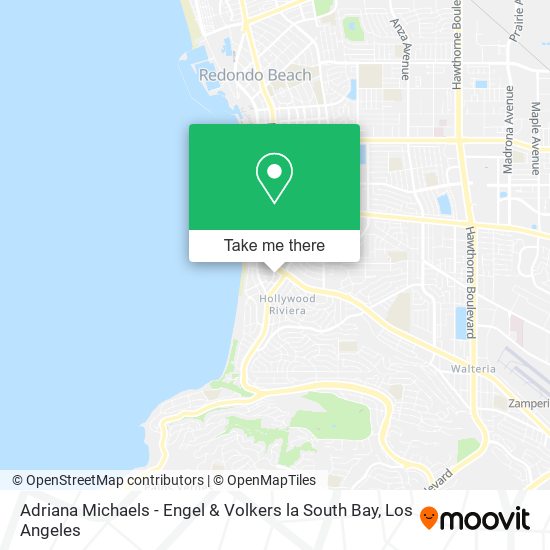 Mapa de Adriana Michaels - Engel & Volkers la South Bay