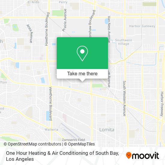 Mapa de One Hour Heating & Air Conditioning of South Bay