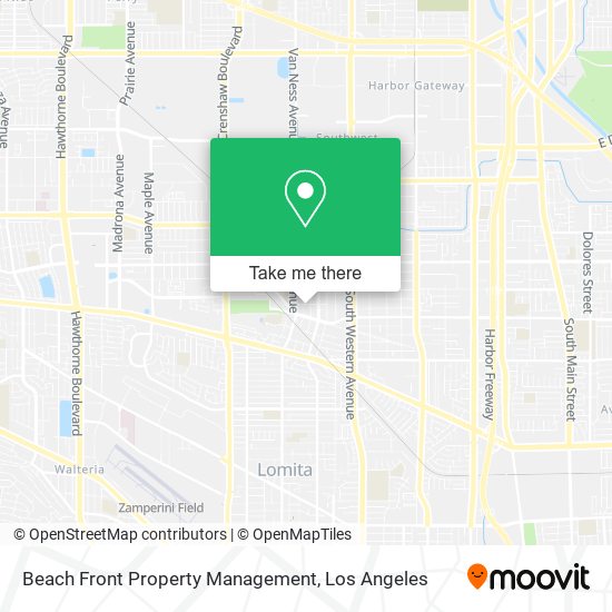 Mapa de Beach Front Property Management