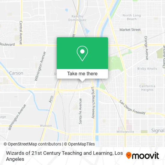 Wizards of 21st Century Teaching and Learning map
