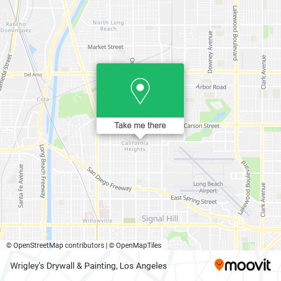 Wrigley's Drywall & Painting map