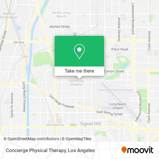 Concierge Physical Therapy map