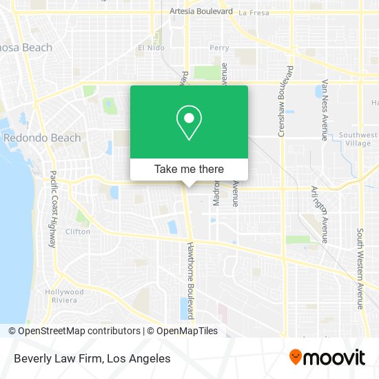 Beverly Law Firm map